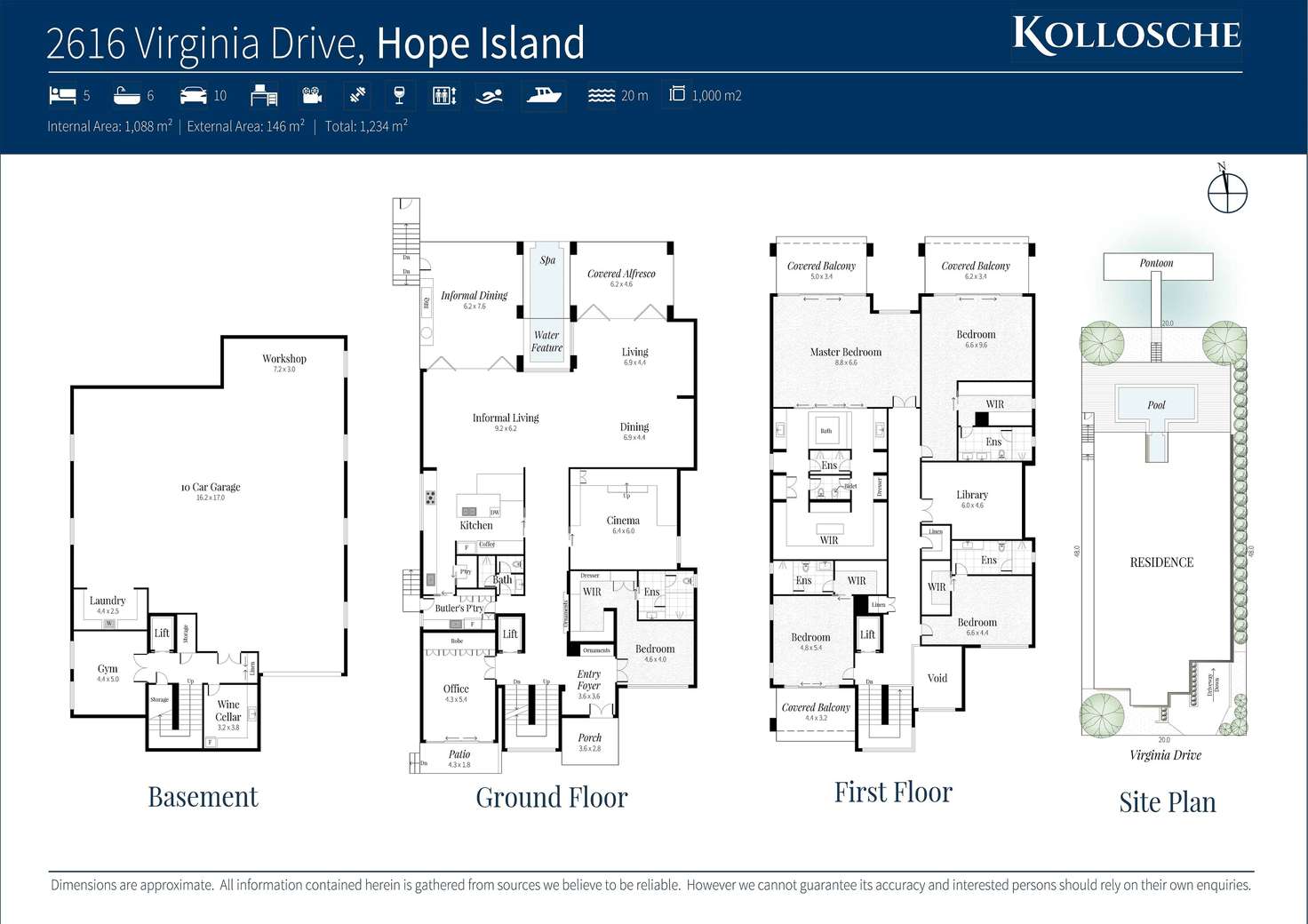 Floorplan of Homely house listing, 2616 Virginia Drive, Hope Island QLD 4212
