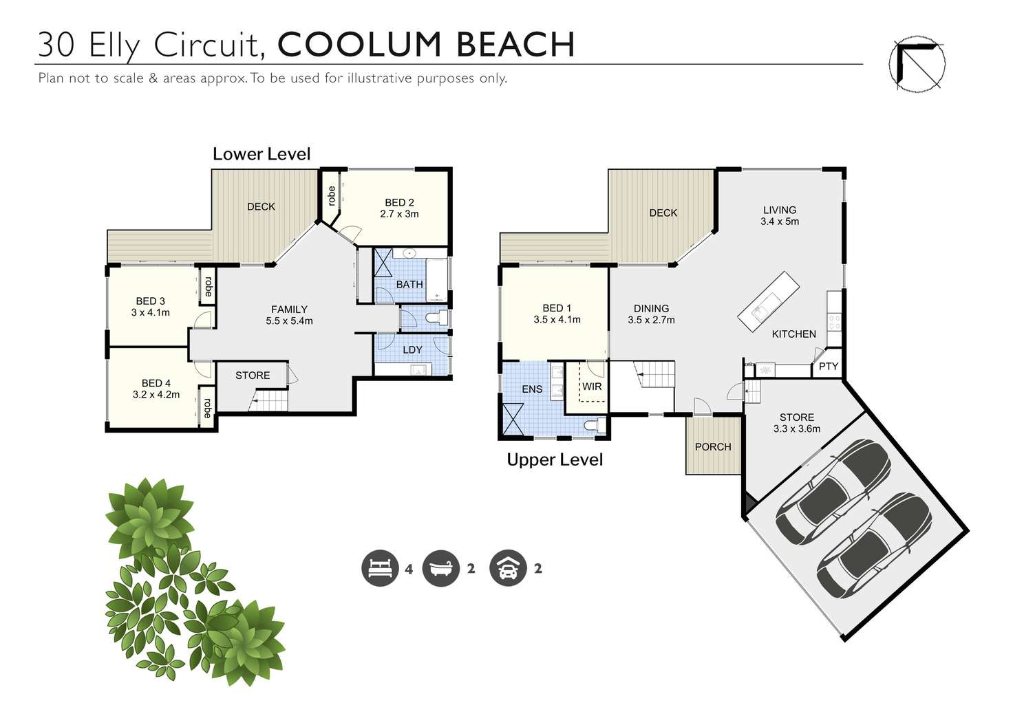 Floorplan of Homely house listing, 30 Elly Circuit, Coolum Beach QLD 4573