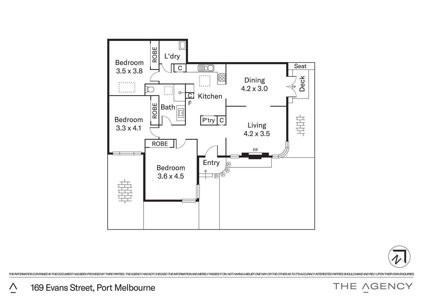 Floorplan of Homely house listing, 169 Evans Street, Port Melbourne VIC 3207