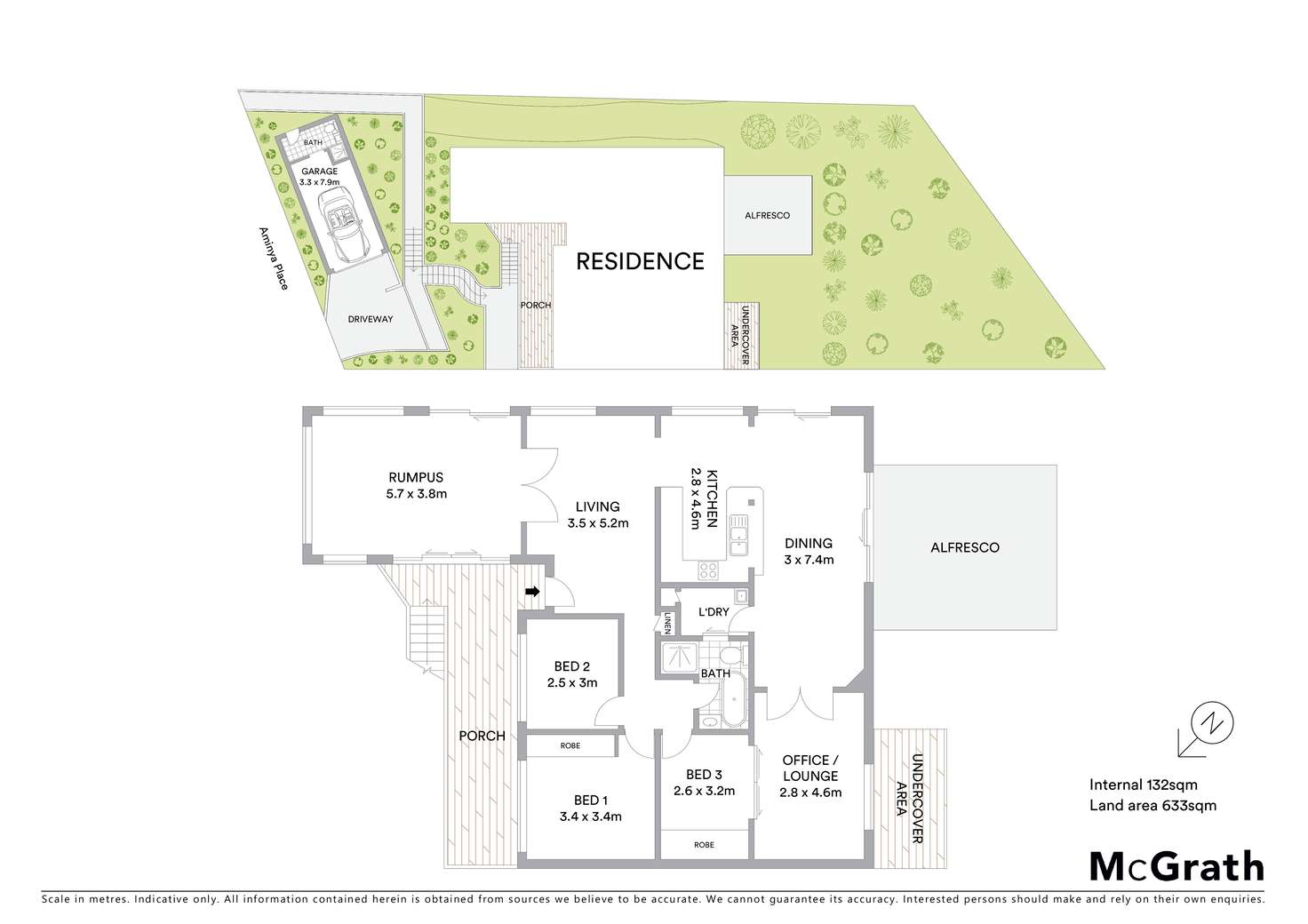 Floorplan of Homely house listing, 7 Aminya Place, Farmborough Heights NSW 2526