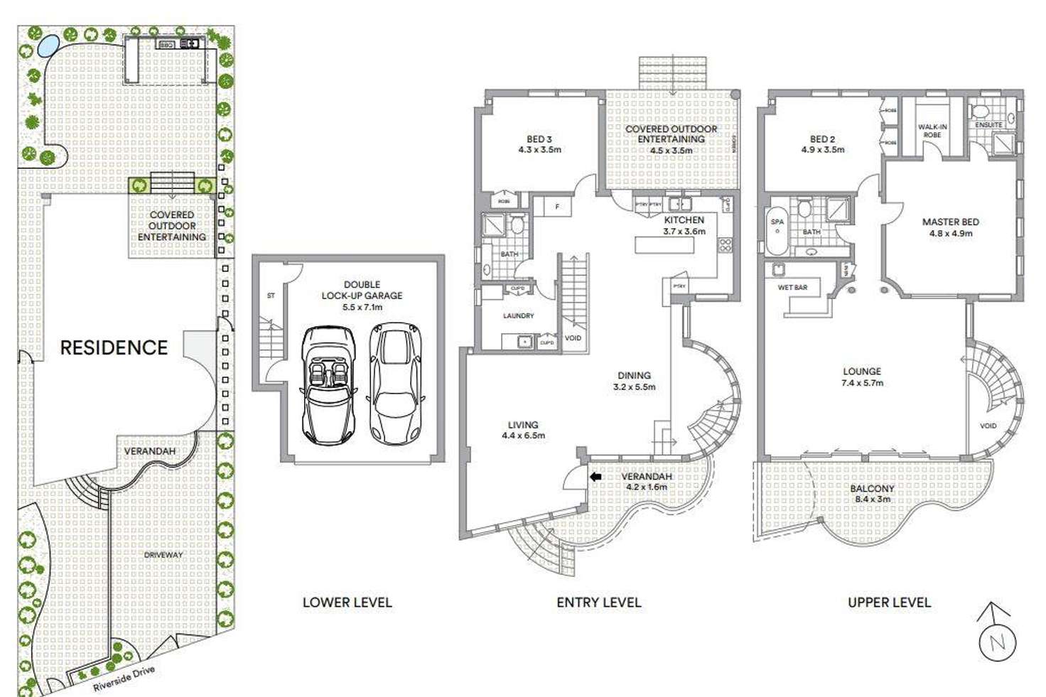 Floorplan of Homely house listing, 28 Riverside Drive, Sans Souci NSW 2219