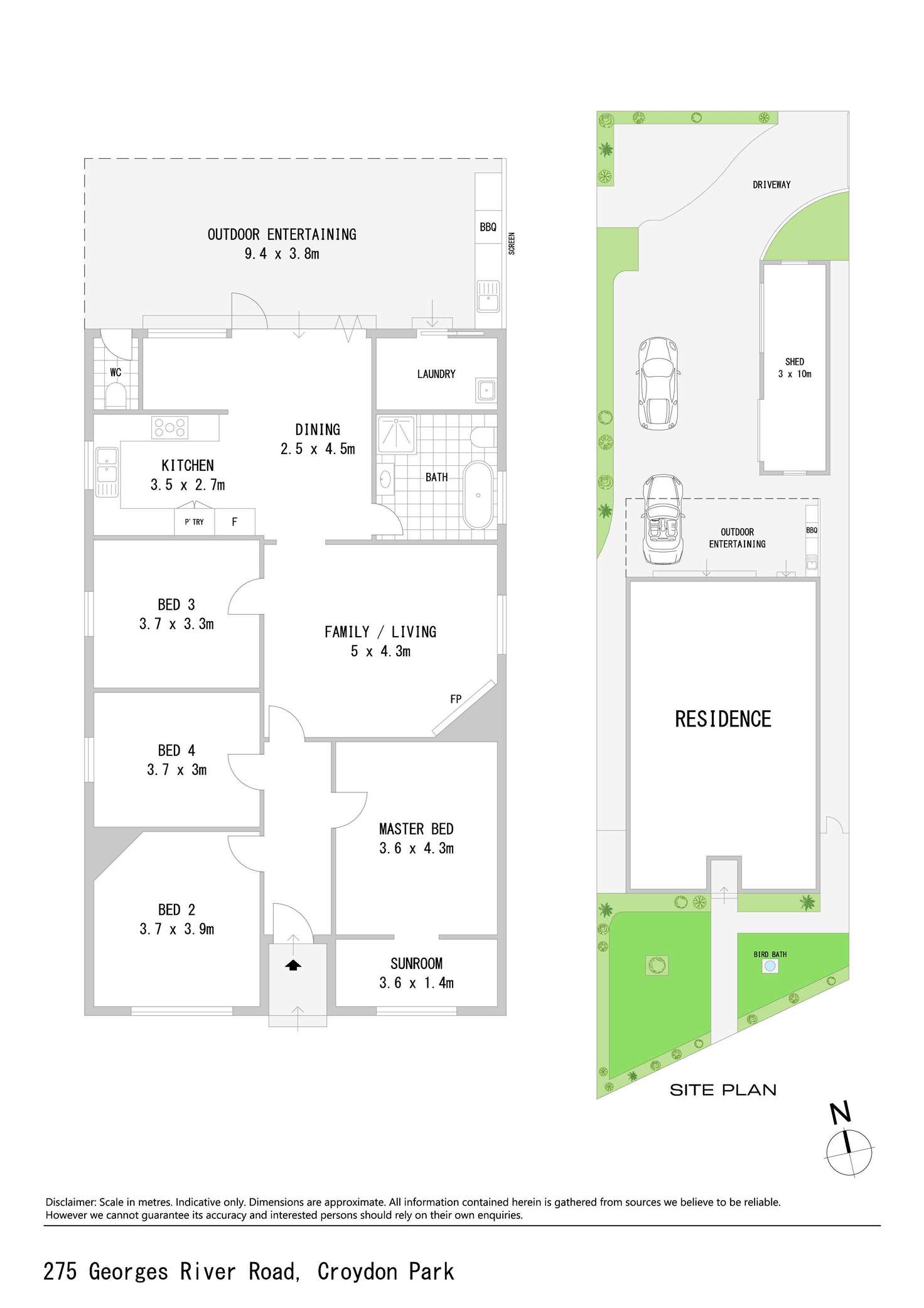 Floorplan of Homely house listing, 275 Georges River Road, Croydon Park NSW 2133