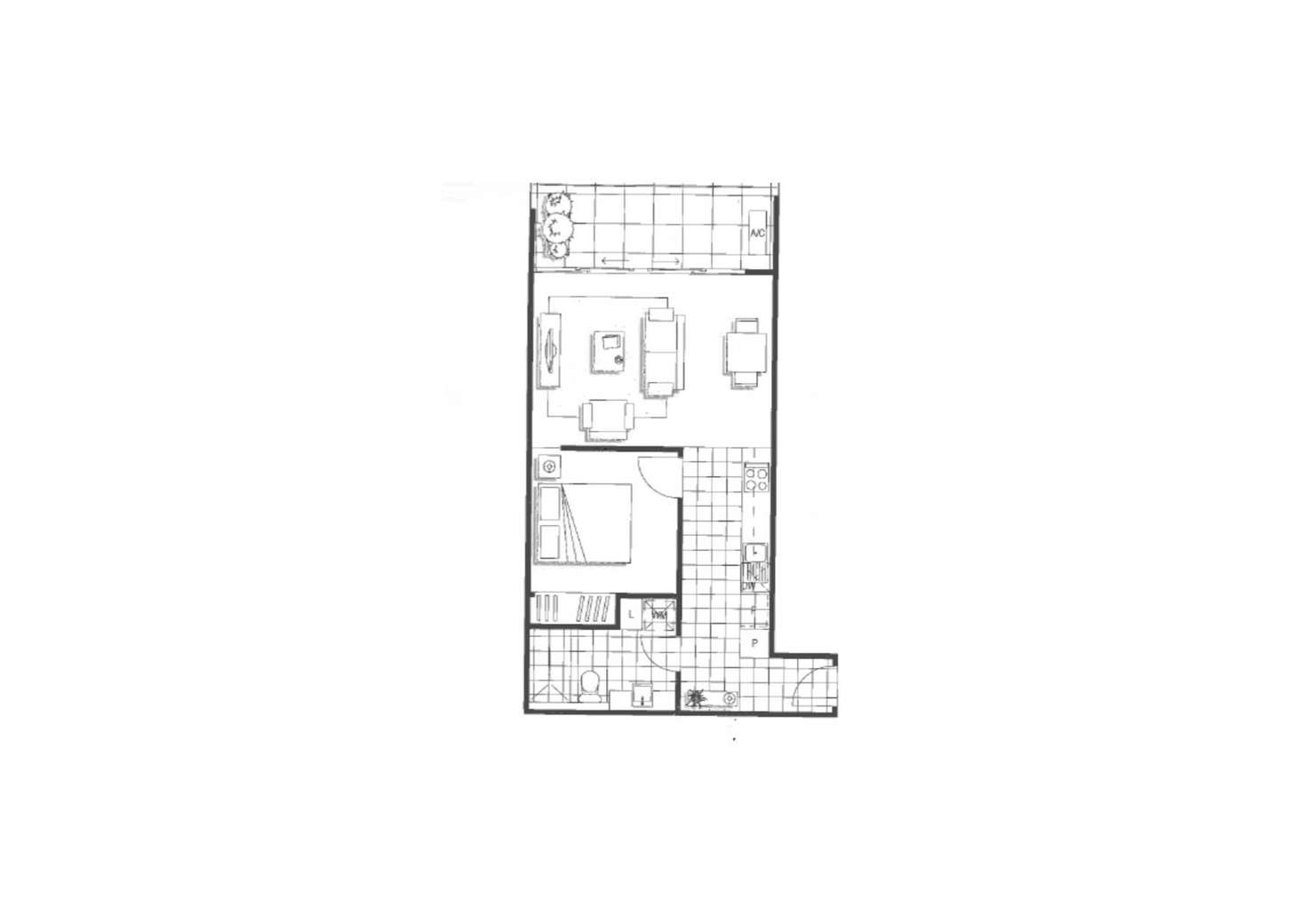 Floorplan of Homely apartment listing, G01/40 Stanley Street, Collingwood VIC 3066