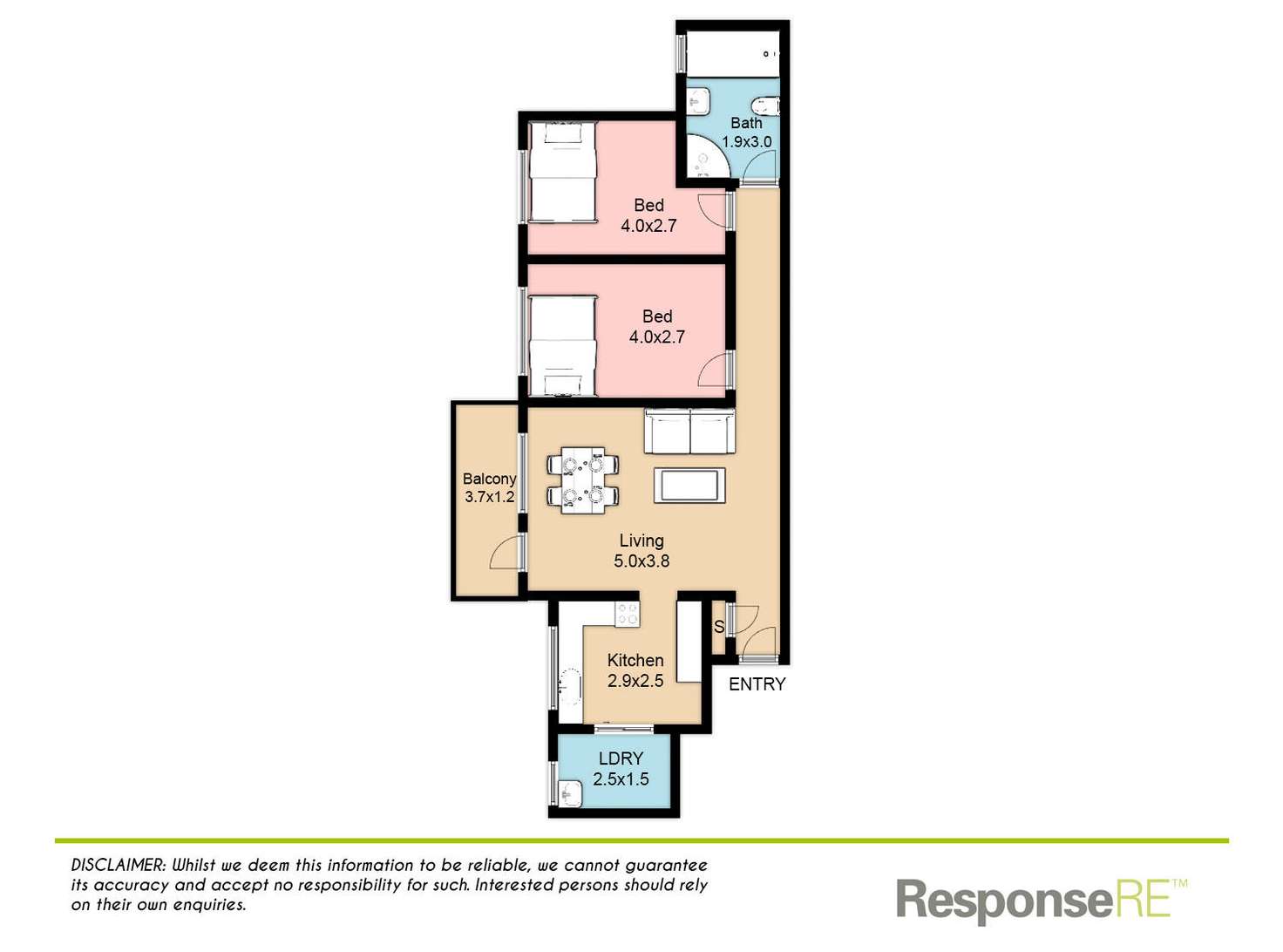 Floorplan of Homely unit listing, 10/209 Derby Street, Penrith NSW 2750