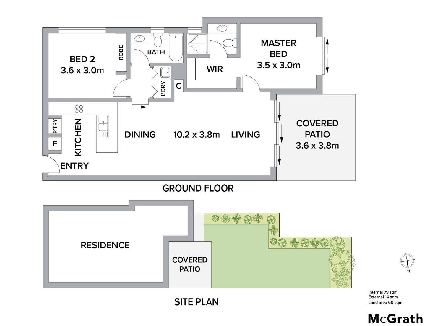 Floorplan of Homely unit listing, 2/81 Mildmay Street, Fairfield QLD 4103