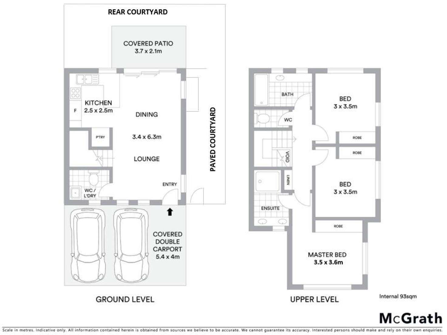 Floorplan of Homely townhouse listing, 3/41 Eversley Terrace, Yeronga QLD 4104