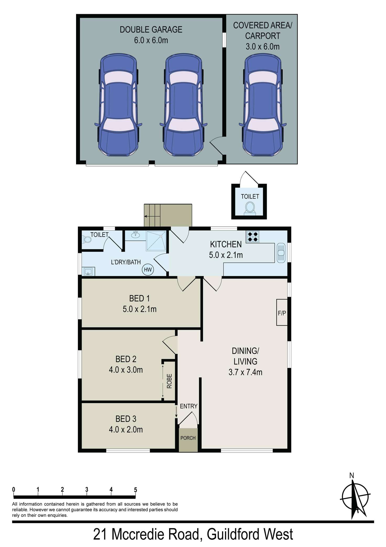 Floorplan of Homely house listing, 21 Mccredie Road, Guildford NSW 2161