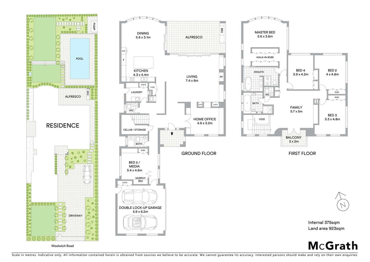 Floorplan of Homely house listing, 16A Woolwich Road, Hunters Hill NSW 2110