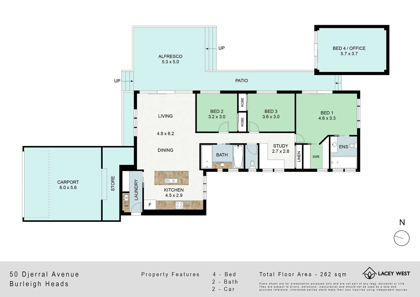 Floorplan of Homely house listing, 50 Djerral Avenue, Burleigh Heads QLD 4220