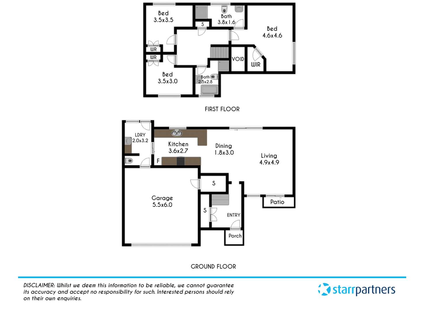 Floorplan of Homely townhouse listing, 10/10 Marsden Road, St Marys NSW 2760