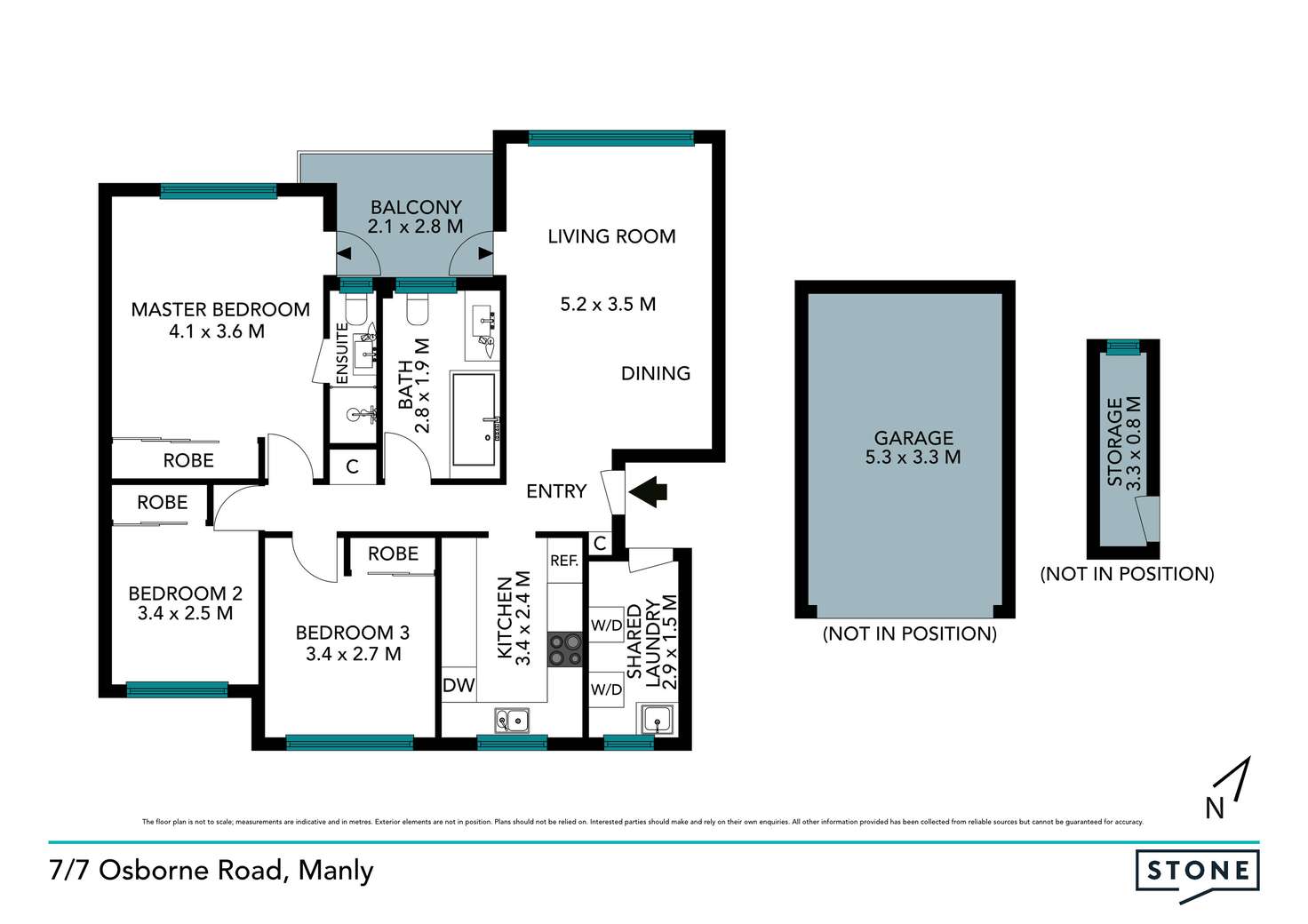 Floorplan of Homely apartment listing, 7/7 Osborne Road, Manly NSW 2095