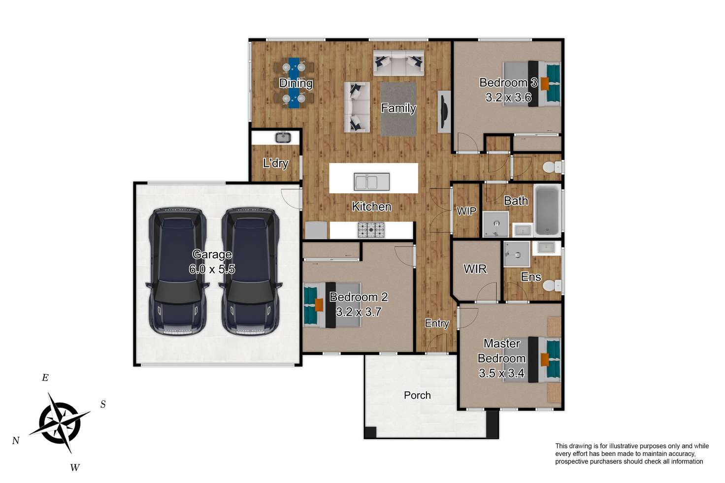 Floorplan of Homely house listing, 10 Cerise Street, Officer VIC 3809
