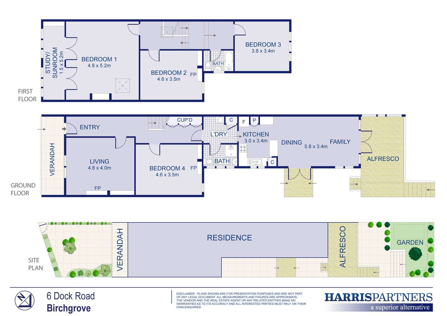 Floorplan of Homely house listing, 6 Dock Road, Birchgrove NSW 2041