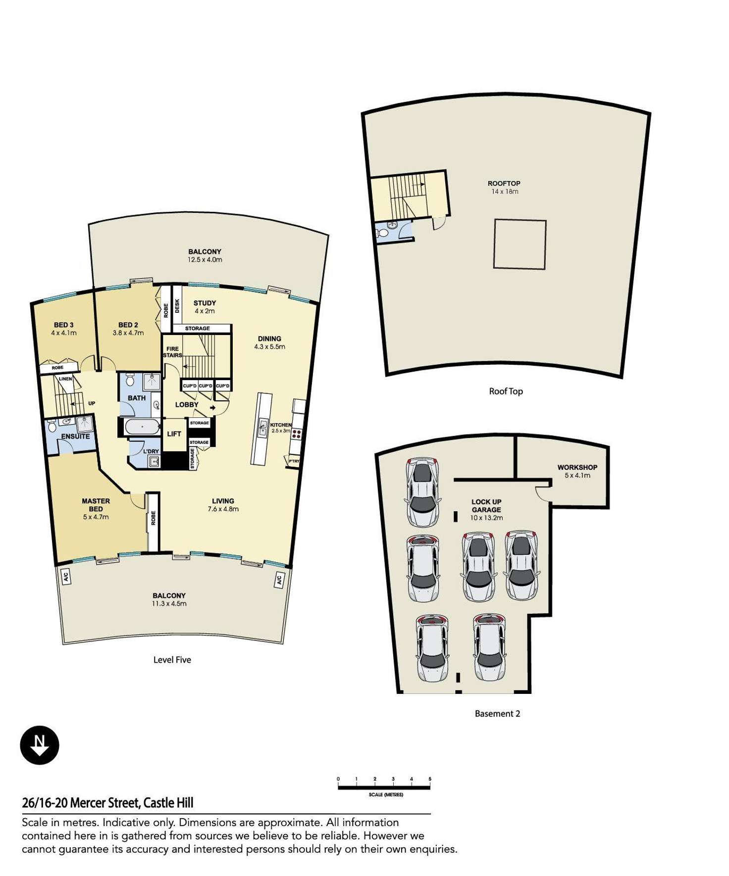 Floorplan of Homely apartment listing, 26/16-20 Mercer Street, Castle Hill NSW 2154