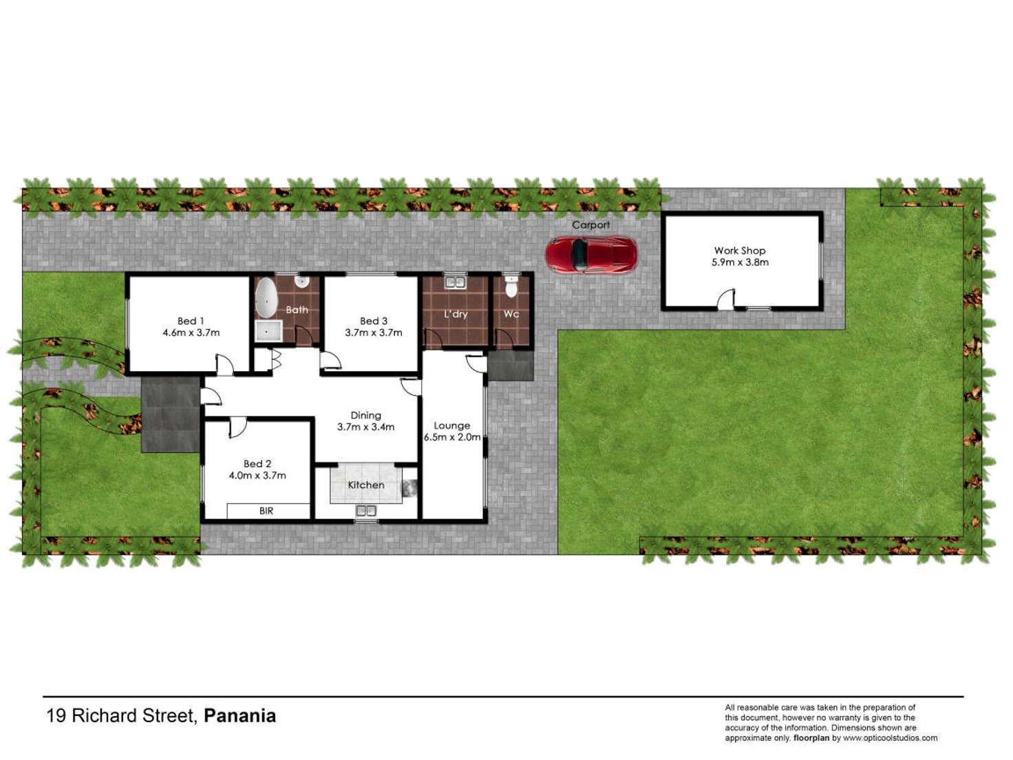 Floorplan of Homely house listing, 19 Richard Street, Panania NSW 2213