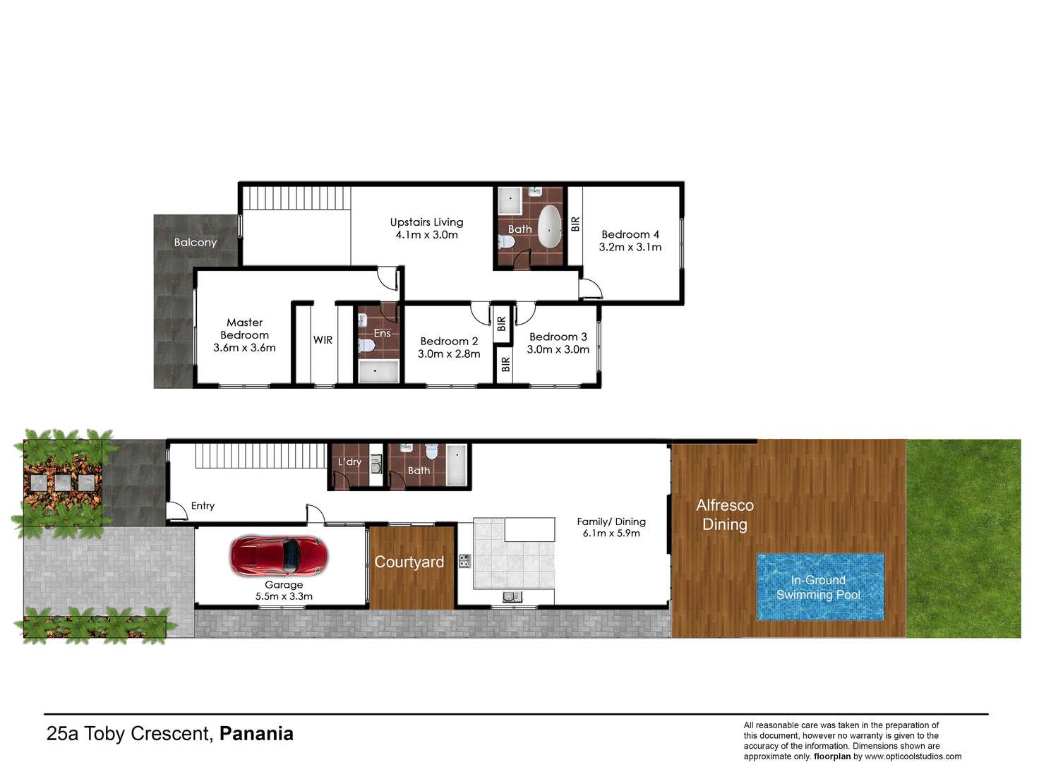 Floorplan of Homely semiDetached listing, 25a Toby Crescent, Panania NSW 2213