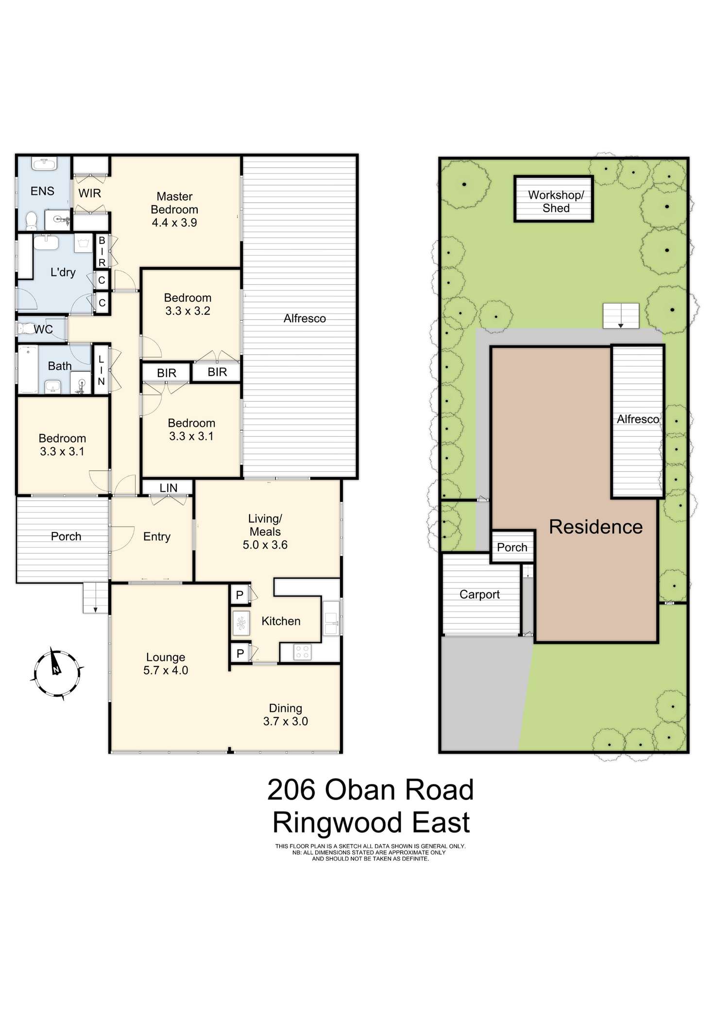 Floorplan of Homely house listing, 206 Oban Road, Ringwood North VIC 3134