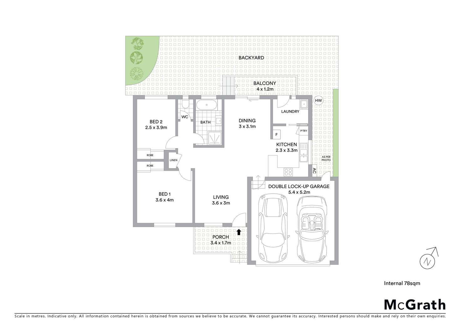 Floorplan of Homely villa listing, 2/7 Taronga Street, Hurstville NSW 2220