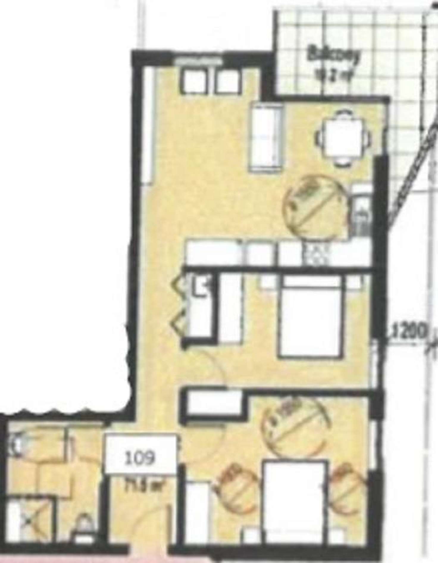 Floorplan of Homely unit listing, 15/40-42 Barber Avenue, Penrith NSW 2750