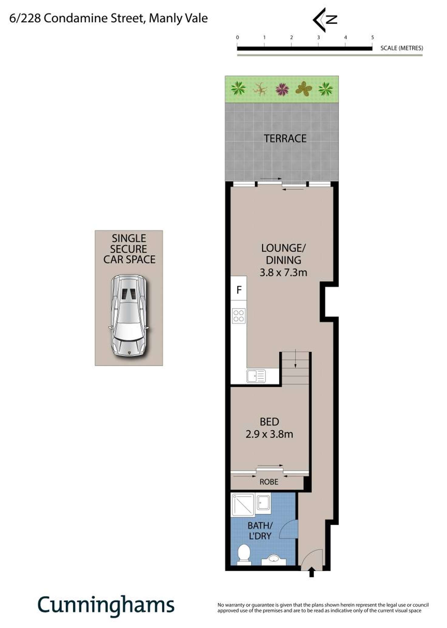 Floorplan of Homely apartment listing, 6/228 Condamine Street, Manly Vale NSW 2093