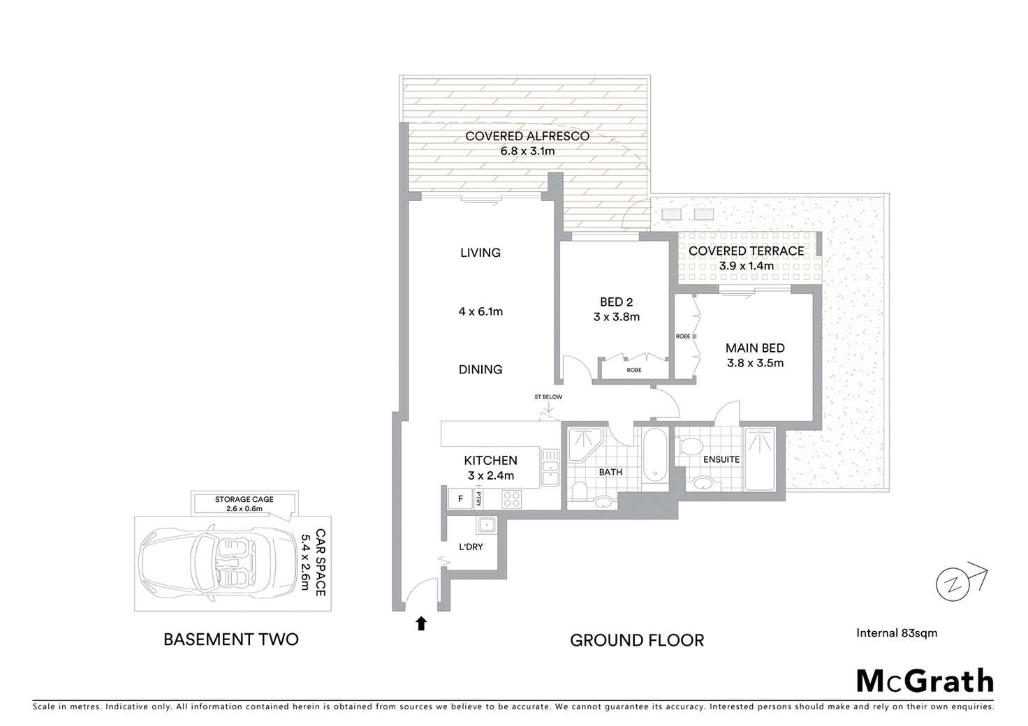 Floorplan of Homely apartment listing, 1/2 Orara Street, Waitara NSW 2077