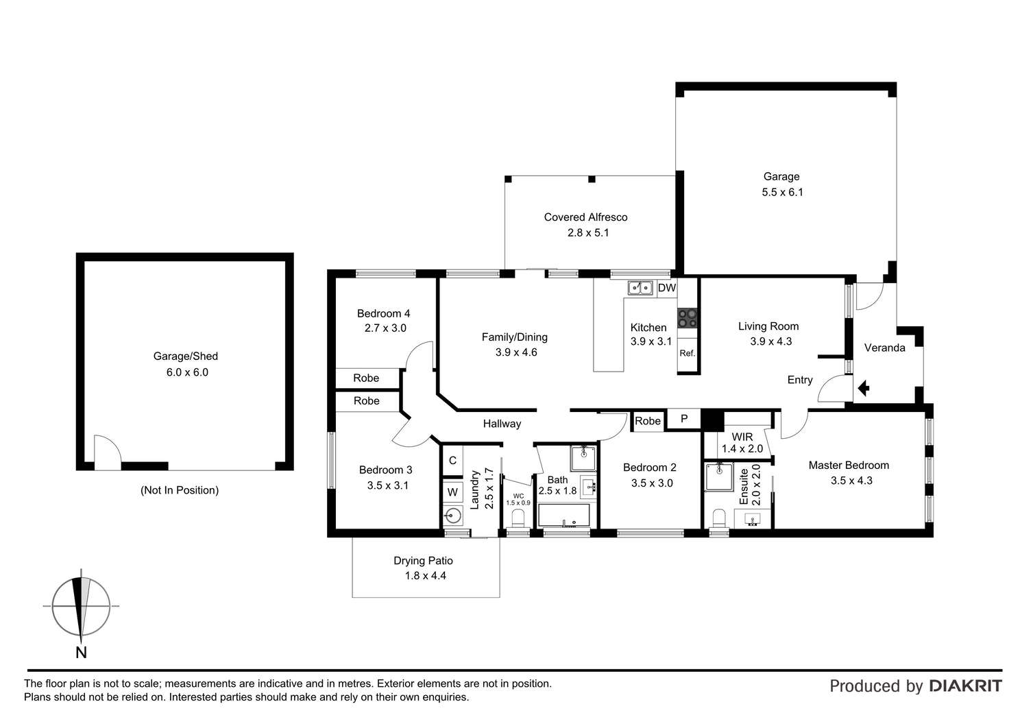 Floorplan of Homely house listing, 5 Mariners Way, Hastings VIC 3915