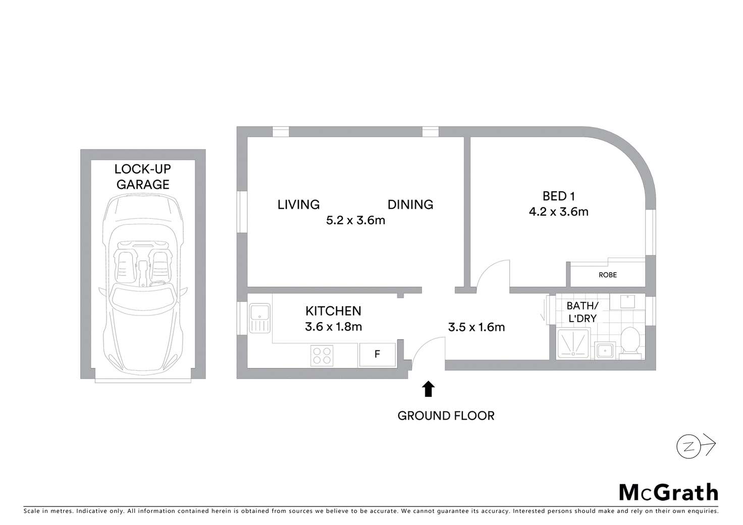 Floorplan of Homely apartment listing, 3/4 Kensington Road, Kensington NSW 2033