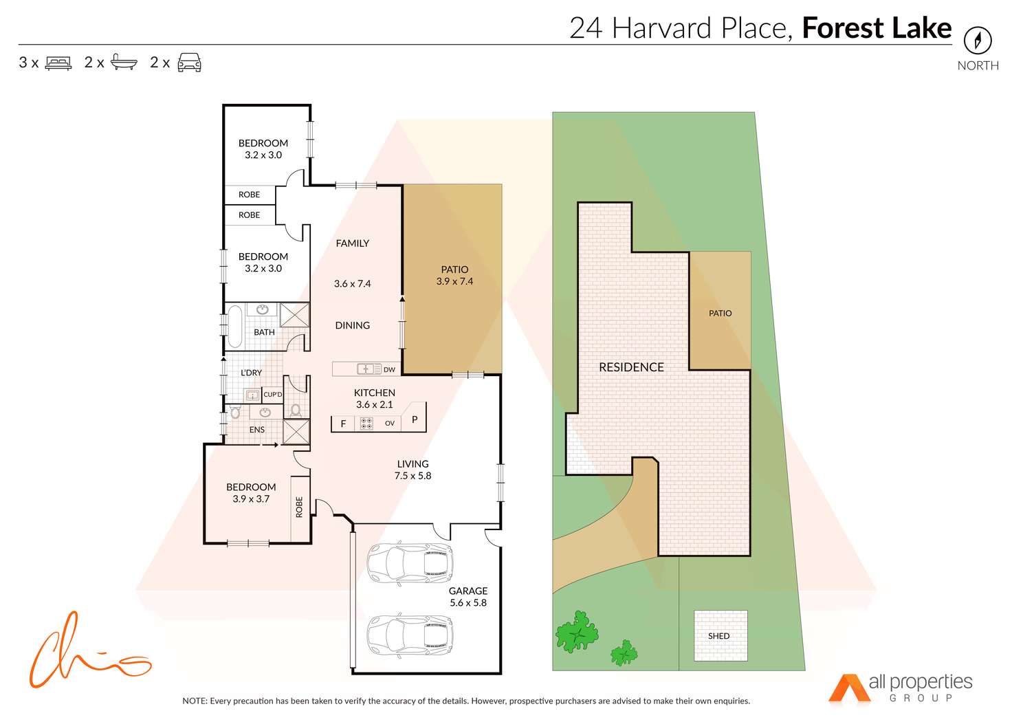 Floorplan of Homely house listing, 24 Harvard Place, Forest Lake QLD 4078
