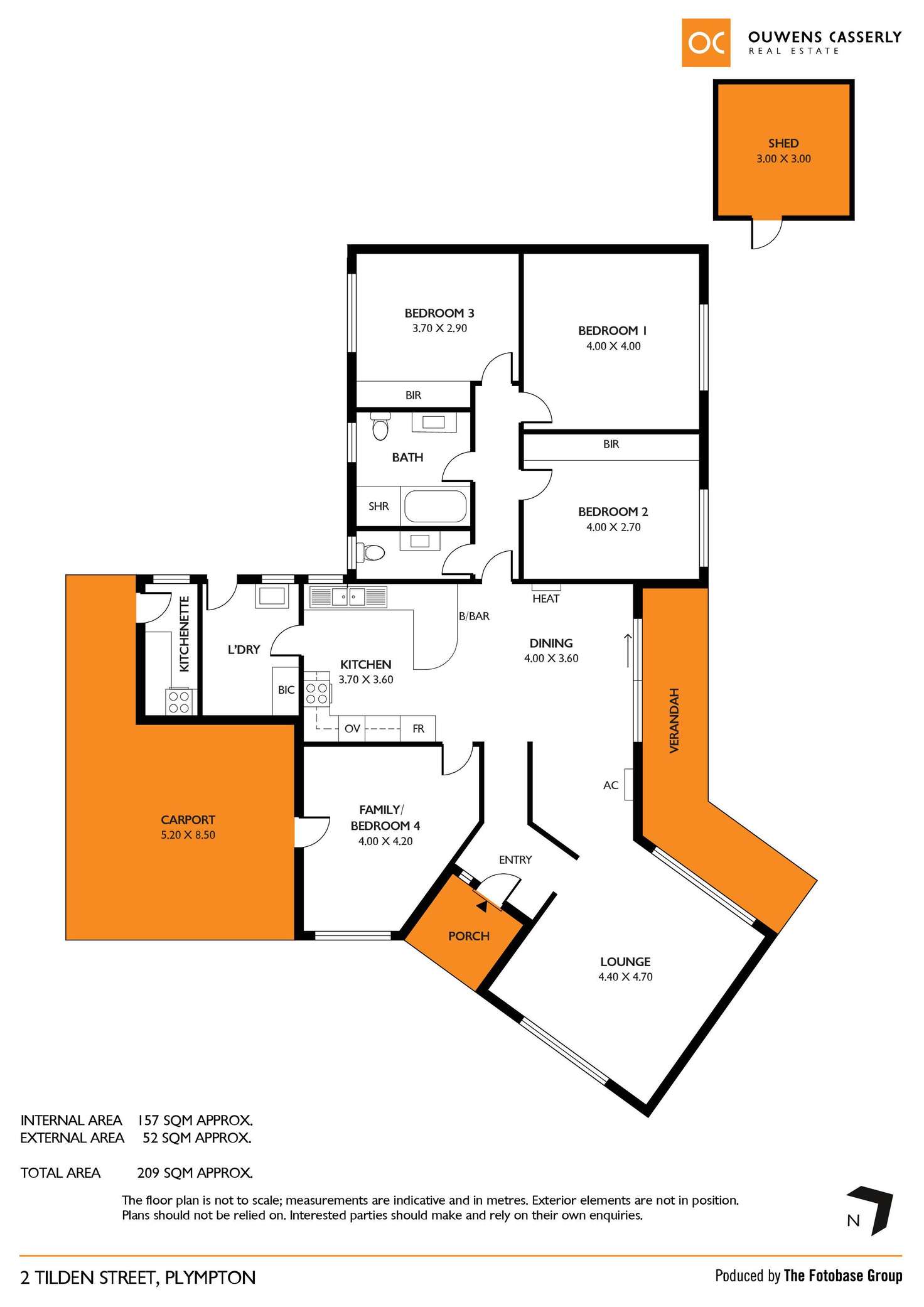Floorplan of Homely house listing, 2 Tilden Street, Plympton SA 5038
