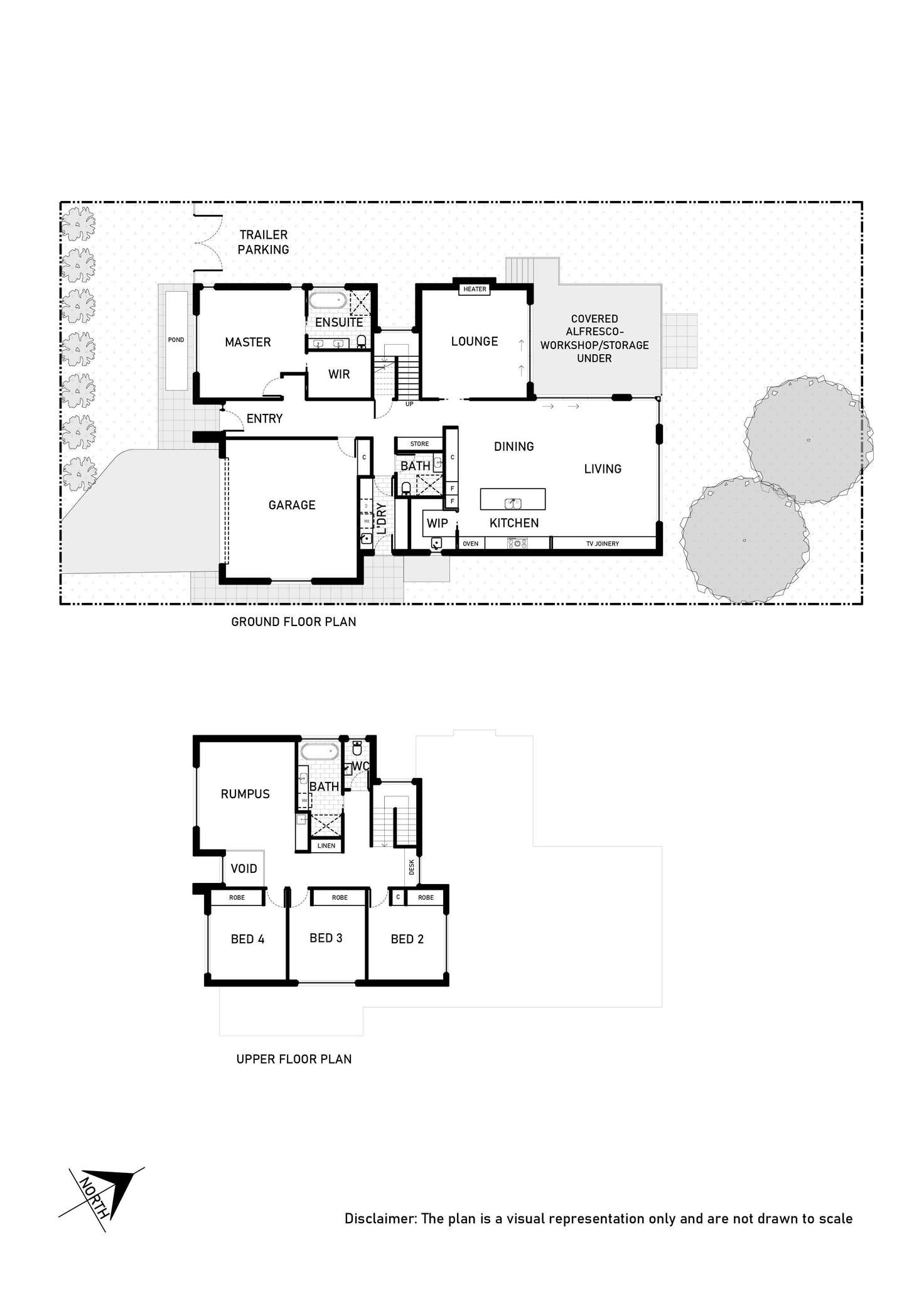 Floorplan of Homely house listing, 4 Elliott Street, Campbell ACT 2612