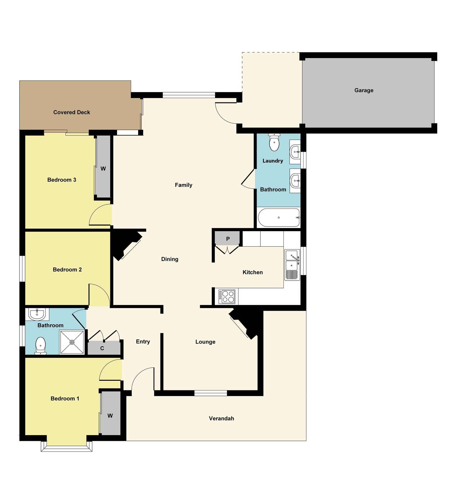 Floorplan of Homely house listing, 30 Benbow Street, Ararat VIC 3377