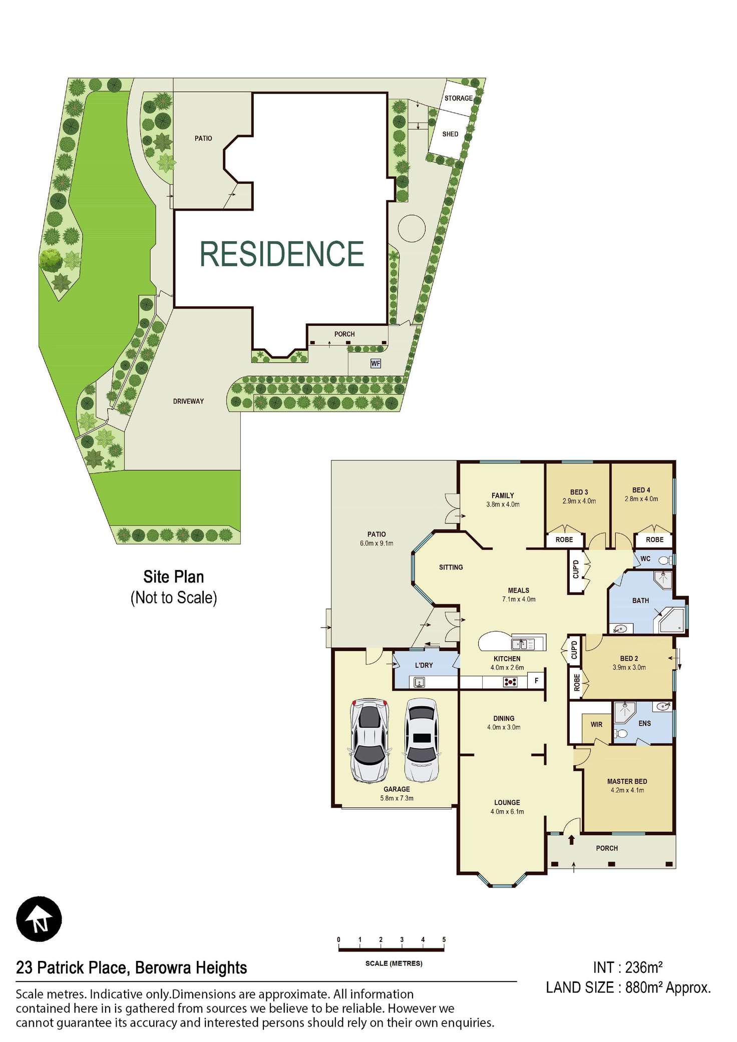 Floorplan of Homely house listing, 23 Patrick Place, Berowra Heights NSW 2082