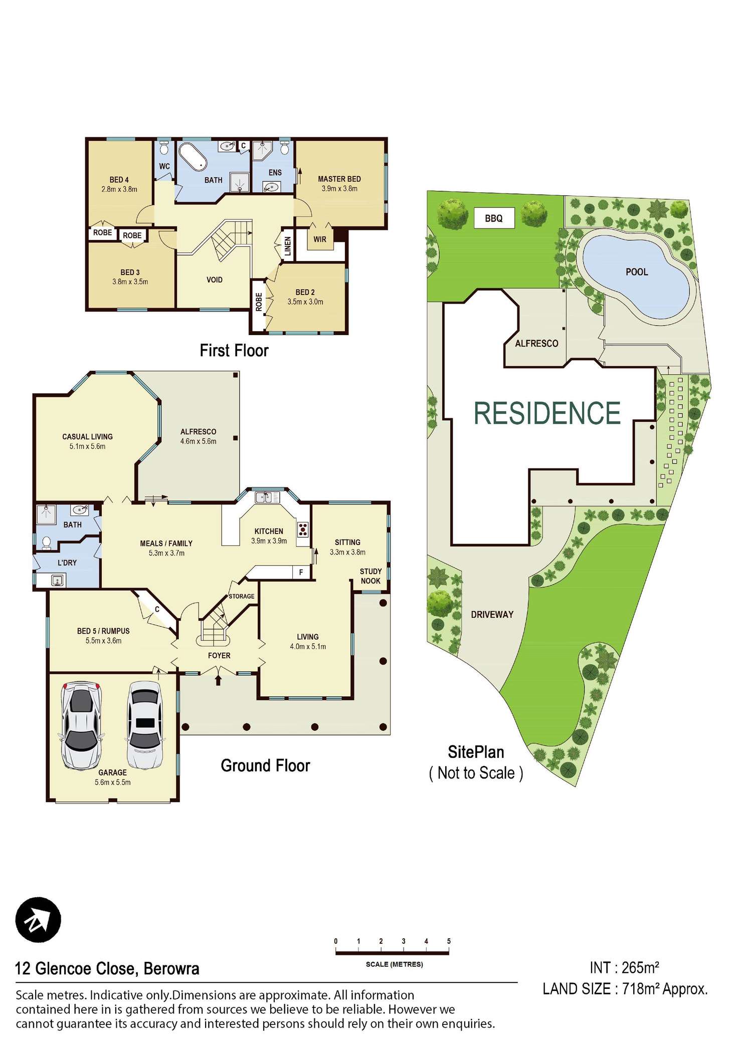 Floorplan of Homely house listing, 12 Glencoe Close, Berowra NSW 2081