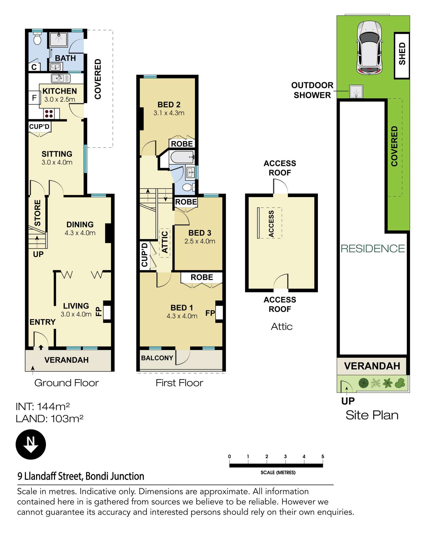 Floorplan of Homely house listing, 9 Llandaff Street, Bondi Junction NSW 2022