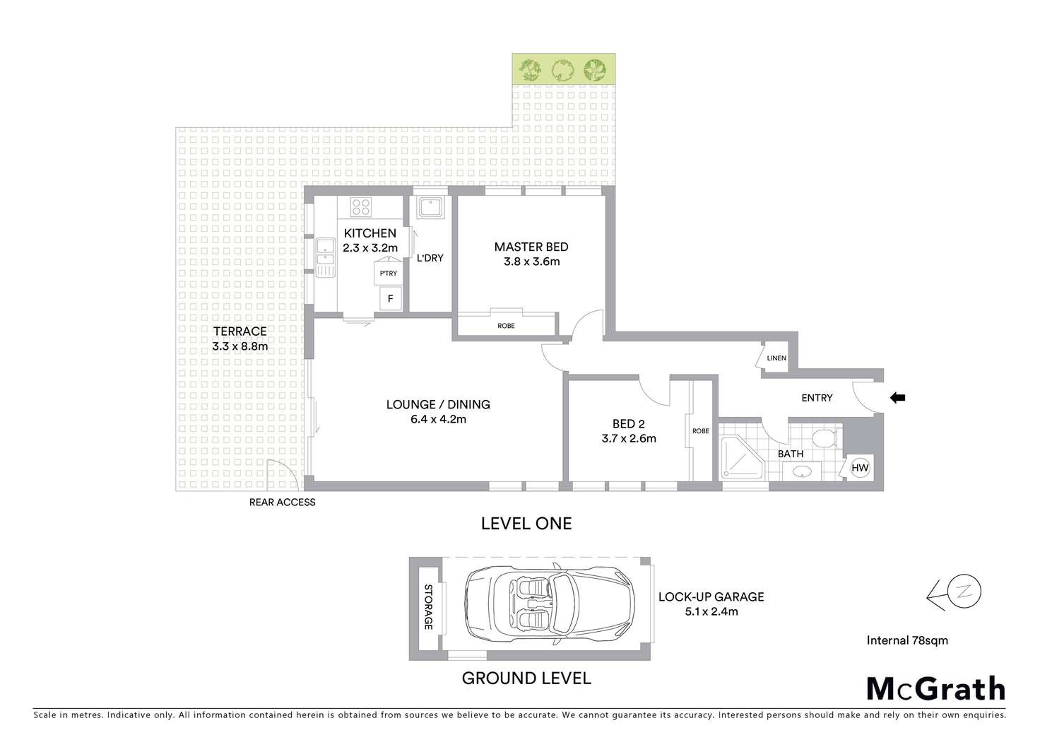 Floorplan of Homely unit listing, 2/25 Redman Road, Dee Why NSW 2099