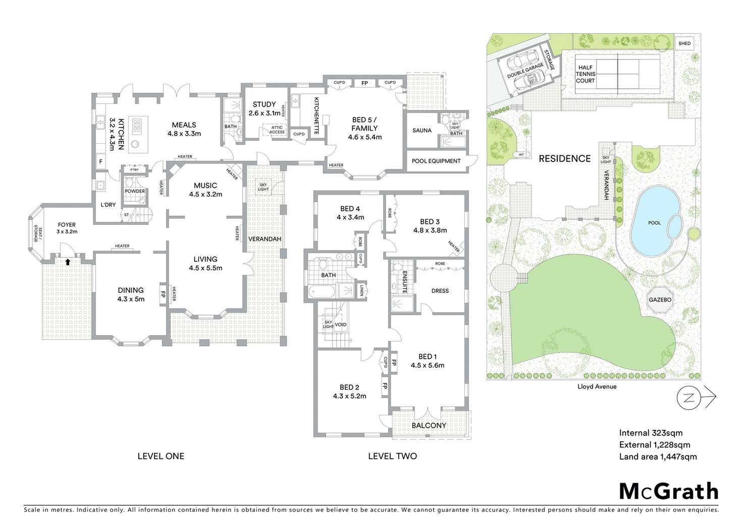 Floorplan of Homely house listing, 6 Lloyd Avenue, Hunters Hill NSW 2110