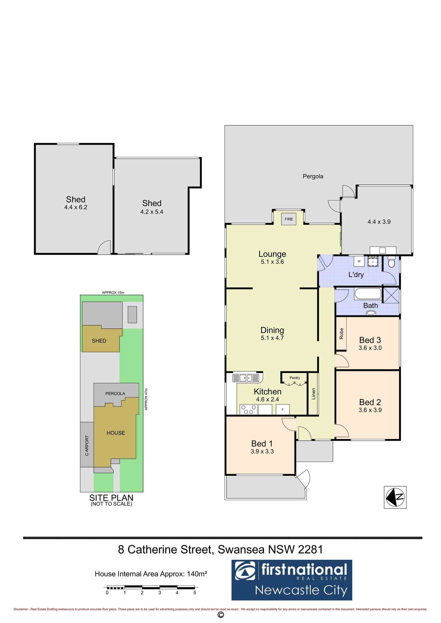 Floorplan of Homely house listing, 8 Catherine Street, Swansea NSW 2281
