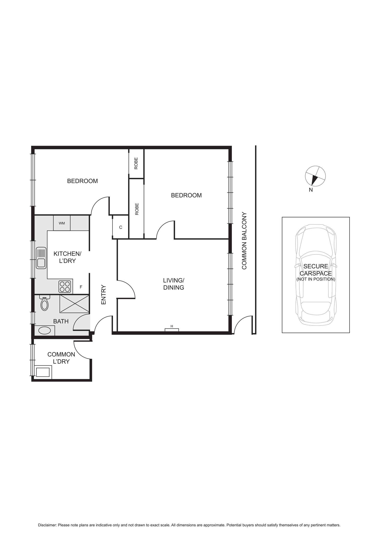 Floorplan of Homely apartment listing, 8/41 Byron Street, Elwood VIC 3184