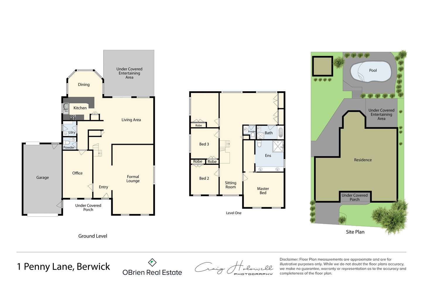 Floorplan of Homely house listing, 1 Penny Lane, Berwick VIC 3806