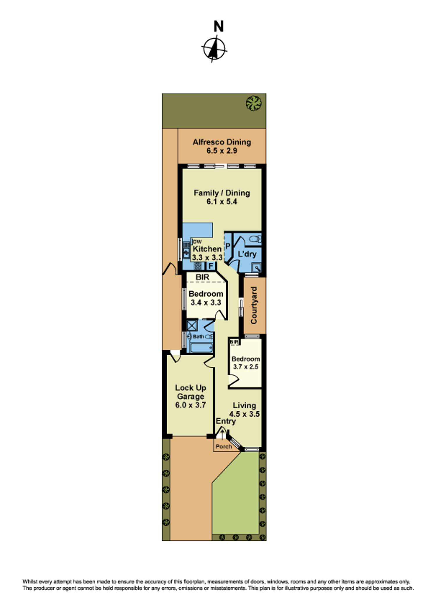 Floorplan of Homely unit listing, 36A Glengala Road, Sunshine West VIC 3020