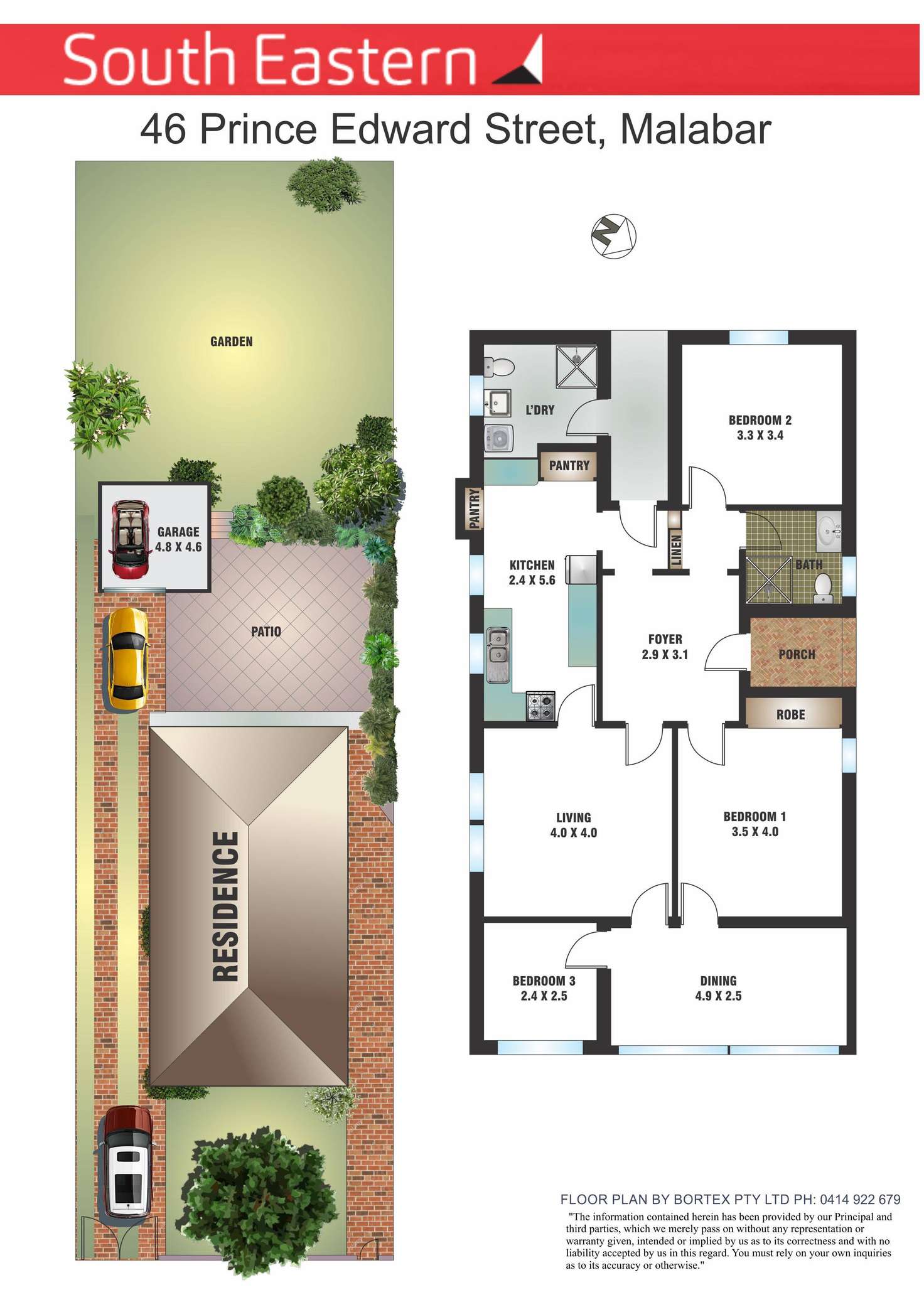 Floorplan of Homely house listing, 46 Prince Edward Street, Malabar NSW 2036