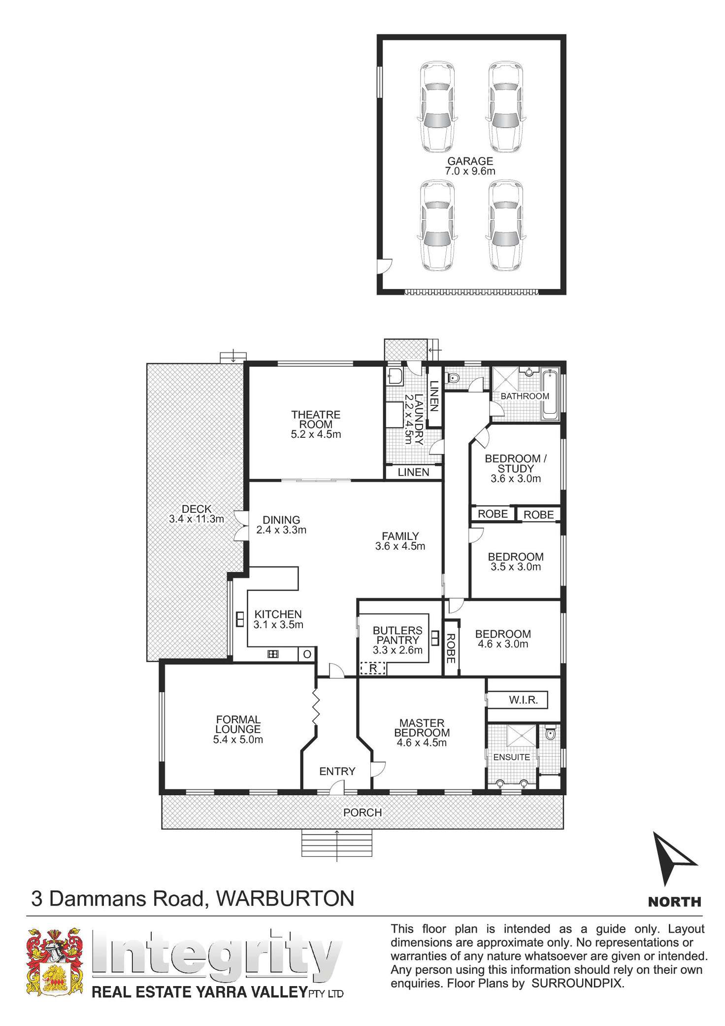 Floorplan of Homely house listing, 3 Dammans Road, Warburton VIC 3799