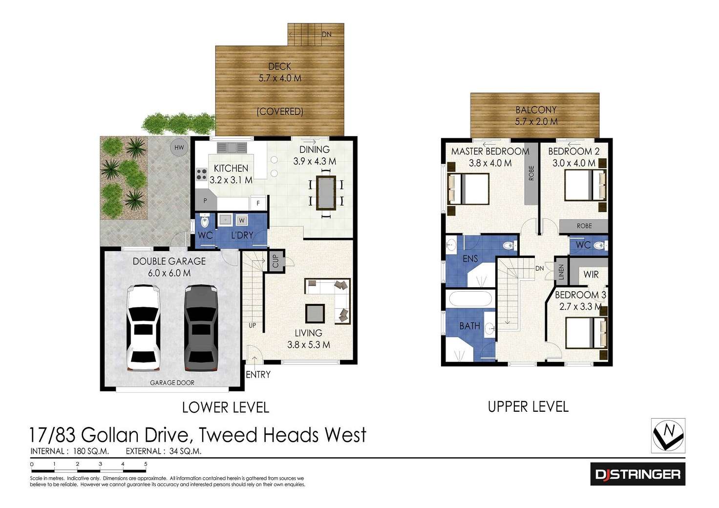 Floorplan of Homely unit listing, 17/83 Gollan Drive, Tweed Heads West NSW 2485