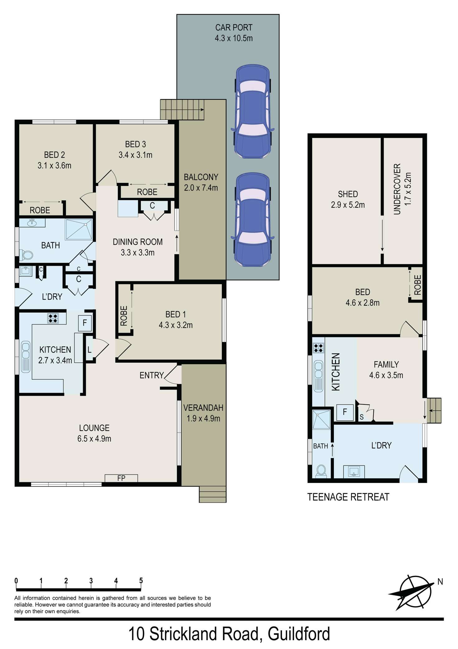 Floorplan of Homely house listing, 10 Strickland Road, Guildford NSW 2161