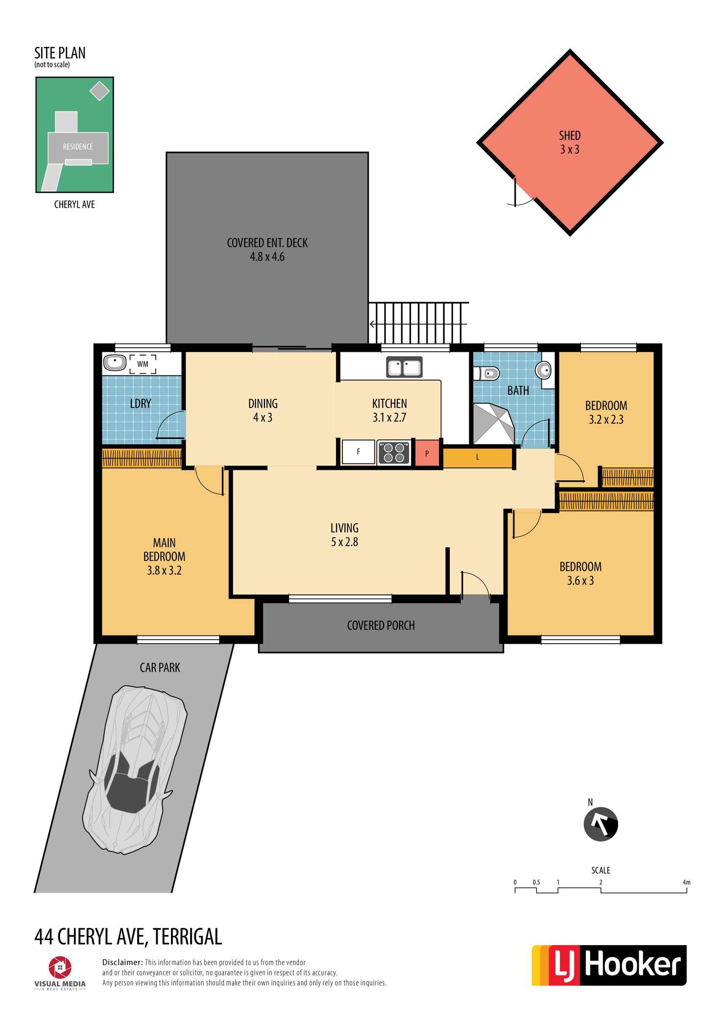 Floorplan of Homely house listing, 44 Cheryl Avenue, Terrigal NSW 2260