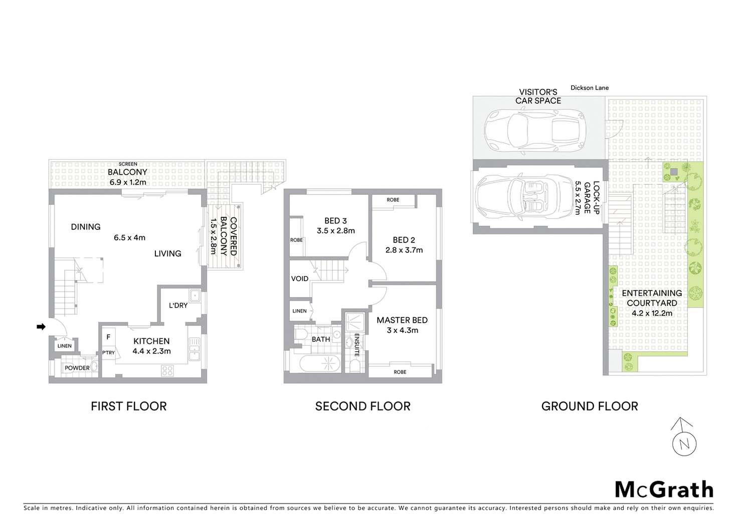 Floorplan of Homely townhouse listing, 6/4 Belgrave Street, Bronte NSW 2024