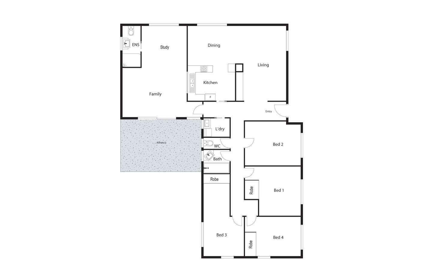 Floorplan of Homely house listing, 8 McLean Place, Curtin ACT 2605