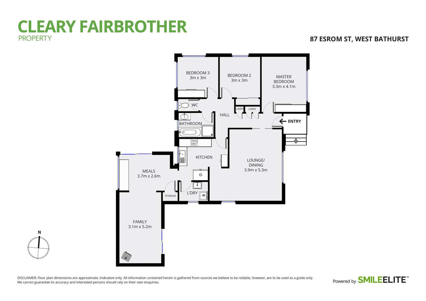 Floorplan of Homely house listing, 87 Esrom Street, West Bathurst NSW 2795