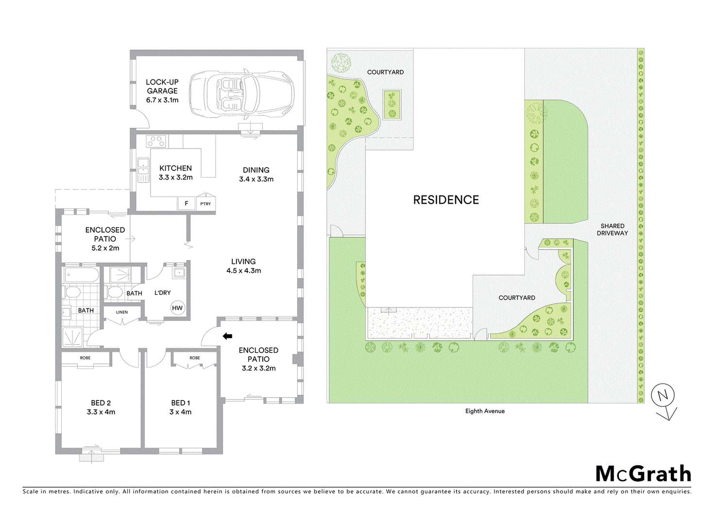 Floorplan of Homely villa listing, 1/11 Eighth Avenue, Sawtell NSW 2452