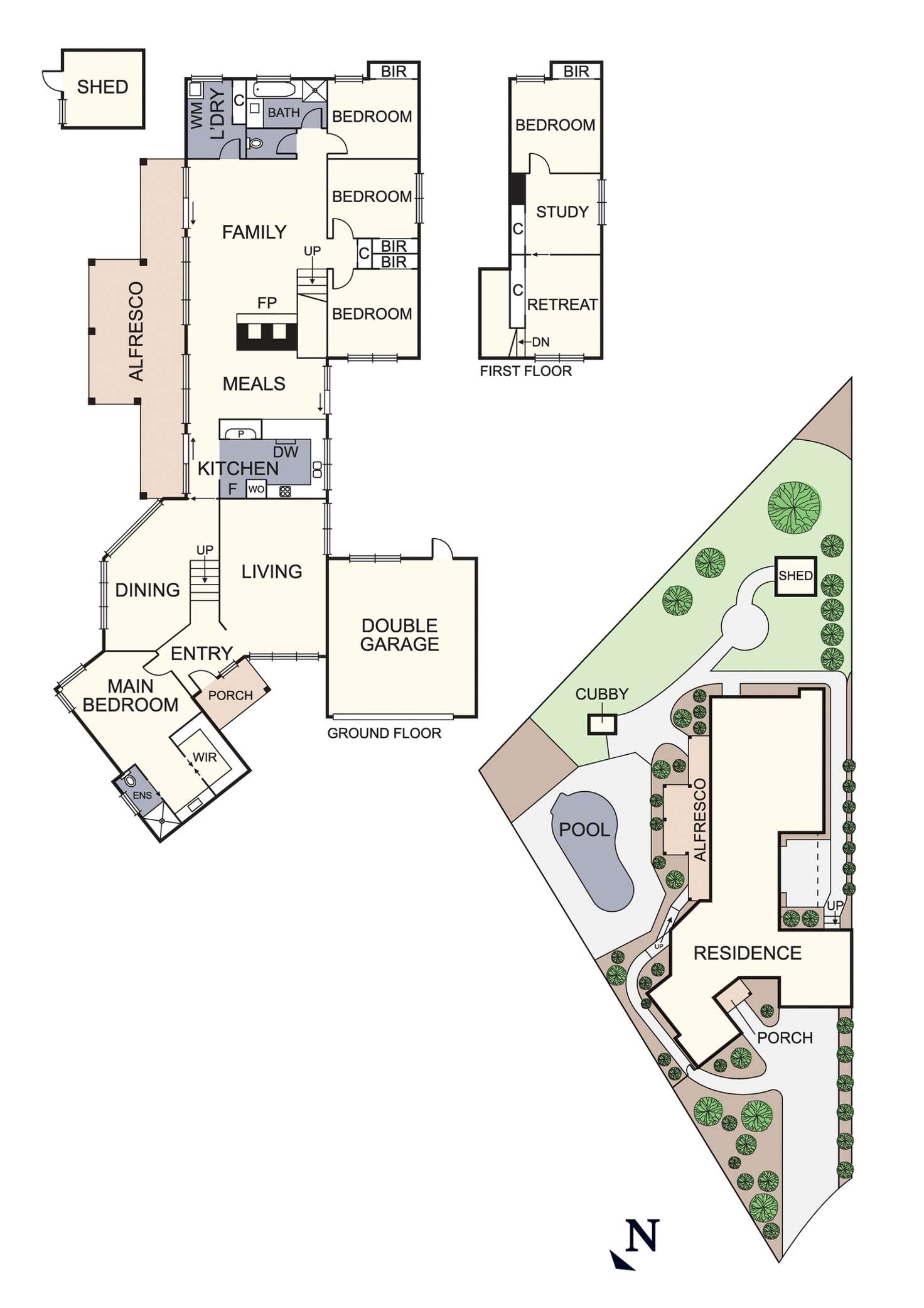 Floorplan of Homely house listing, 8 Jessamber Court, Diamond Creek VIC 3089